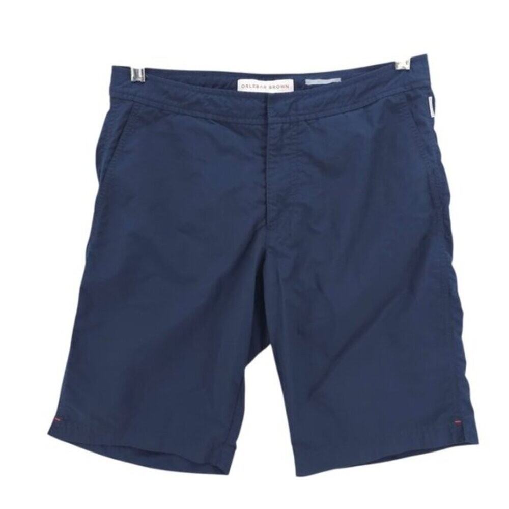 ORORLEBAR BROWN Swim Trunks Shorts Blue Mesh Lining OB CLASSIC DANE Size 32